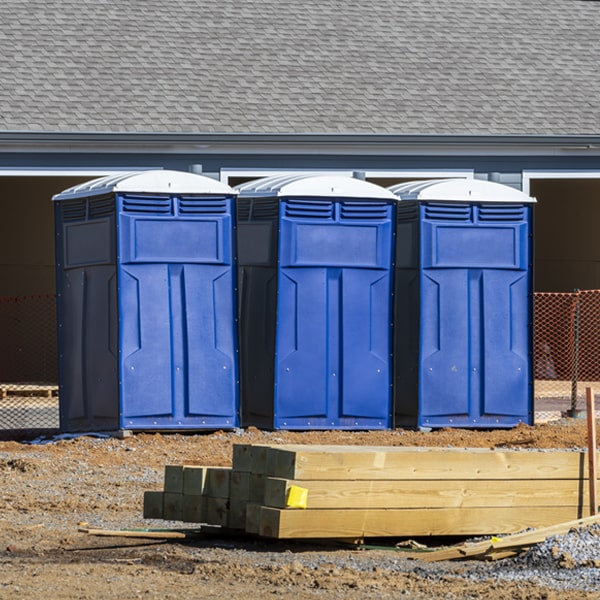 what is the maximum capacity for a single portable toilet in Cohoes NY